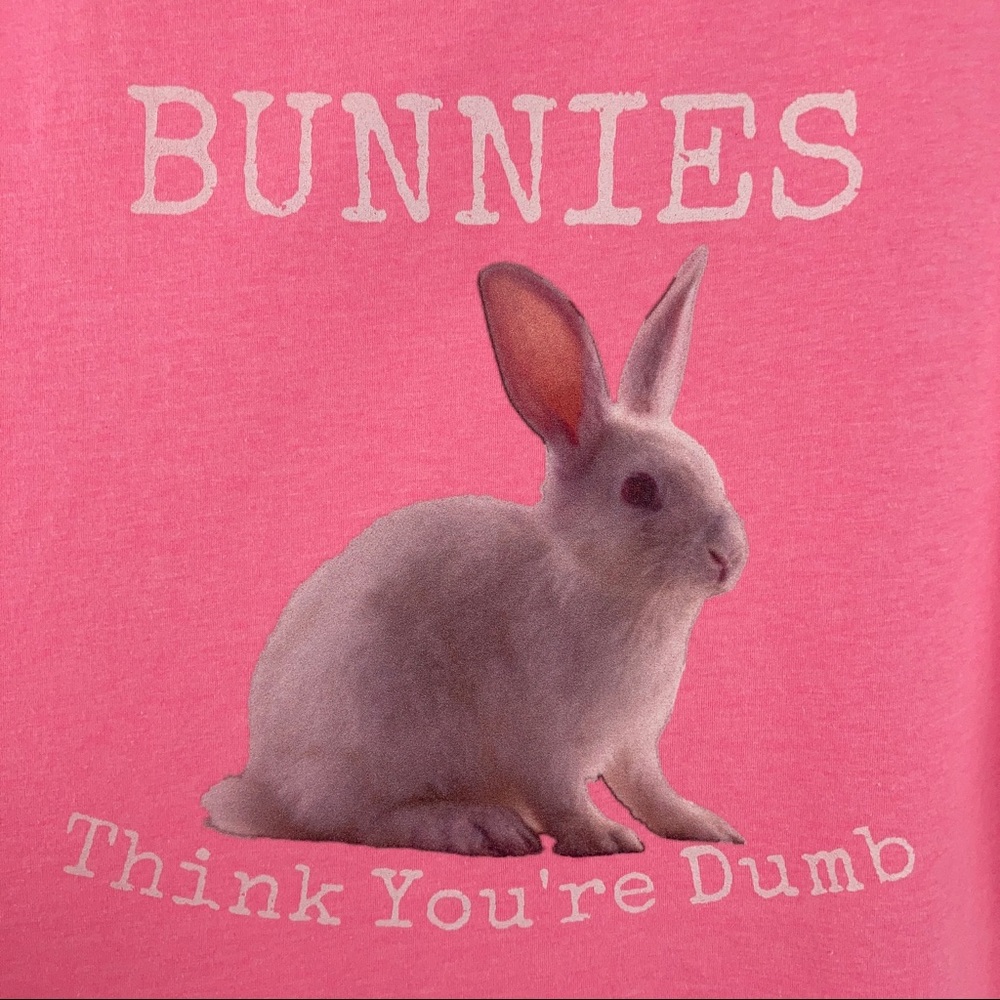 Good Treasures “Bunnies Think You’re Dumb” Tank - Picture 9 of 10